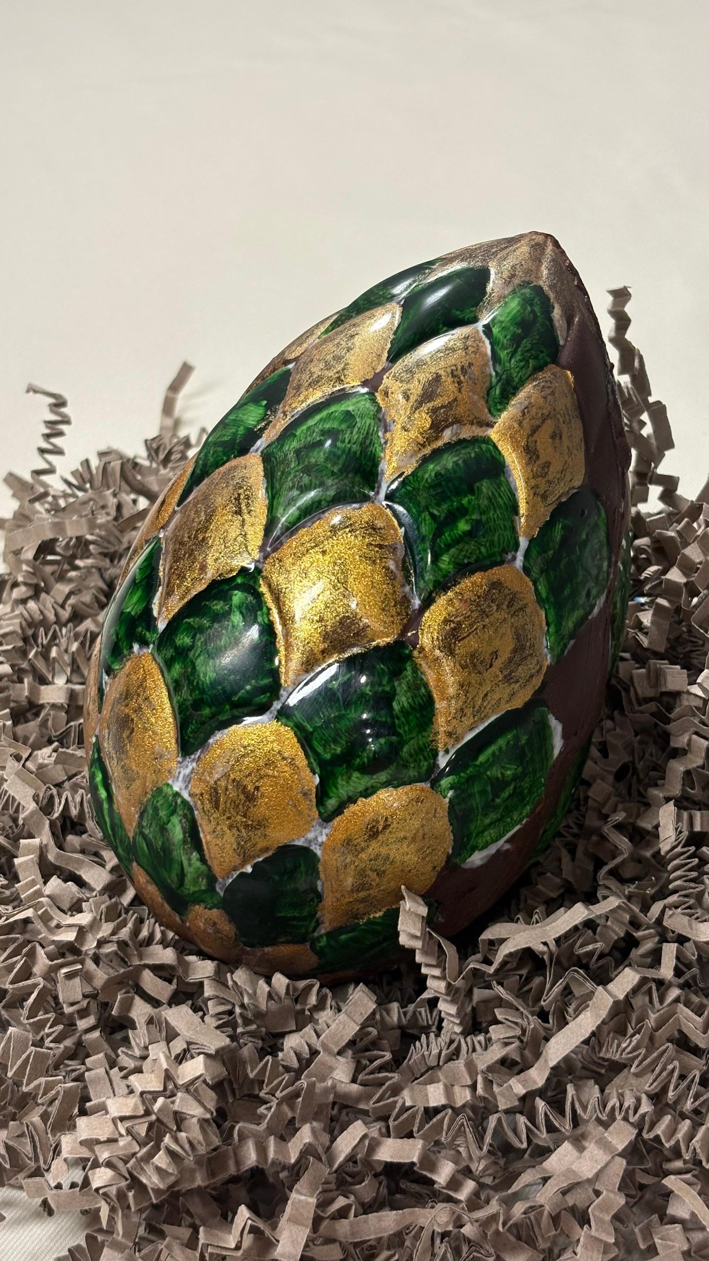 Huevo de Pascua L - 400gramos - Decoración al pincel